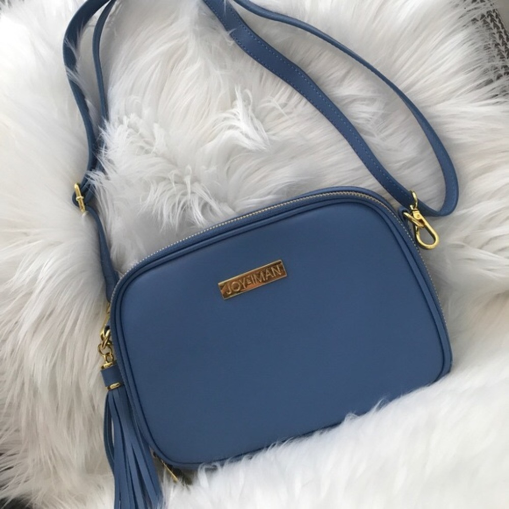 Joy & Iman Leather Crossbody Bag